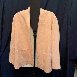 Large Chico's Soft Velour Reversible Jacket